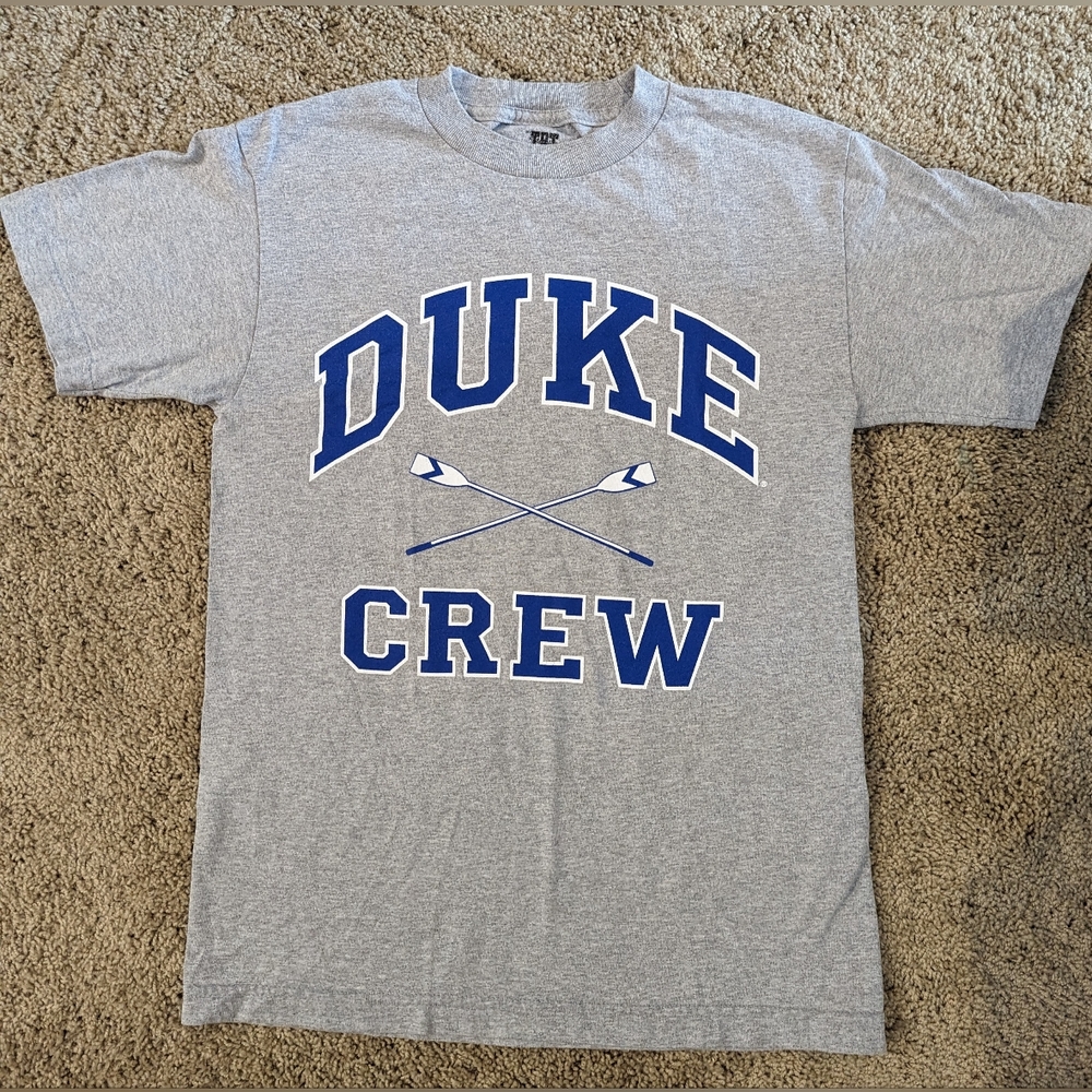 Duke crew small tee shirt gray
